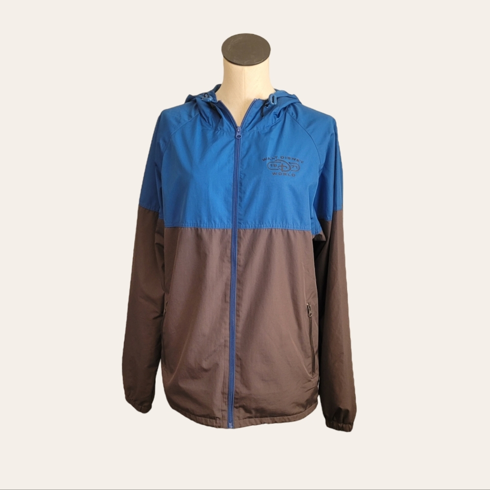 Blue and Gray Disney World Windbreaker
